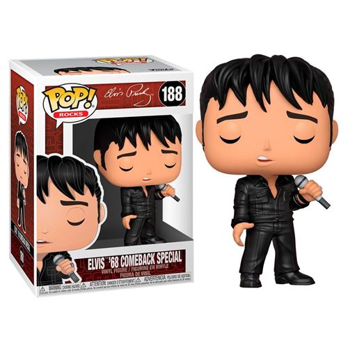 Figurine Funko Pop Rocks Elvis 68 Comeback Special