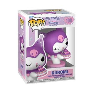 Funko Pop Kuromi anniversaire, figurine Sanrio Hello Kitty S8 pour collection