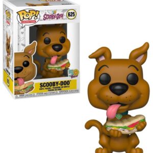 Funko Pop Scooby Doo représenté avec un sandwich pour les collectionneurs