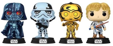 Figurine Funko Pop! – Star Wars – 4pk- Retro Series