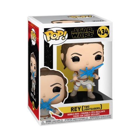 Figurine Funko Pop Star Wars Episode 9 Rey with 2 Light Sabers