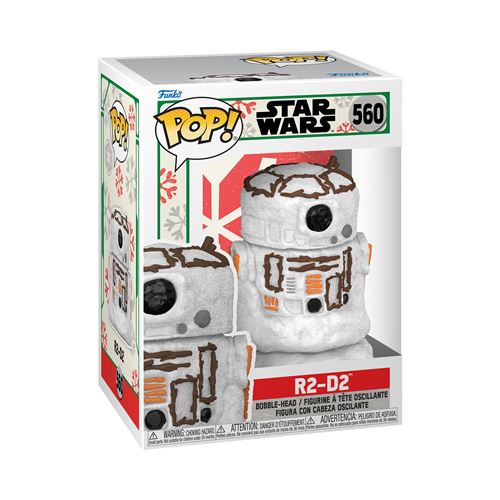 Figurine Funko Pop Star Wars Holiday R2-D2 Snowman