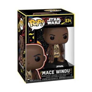Funko Pop Mace Windu Retro, figurine de collection Star Wars May the Fourth S2