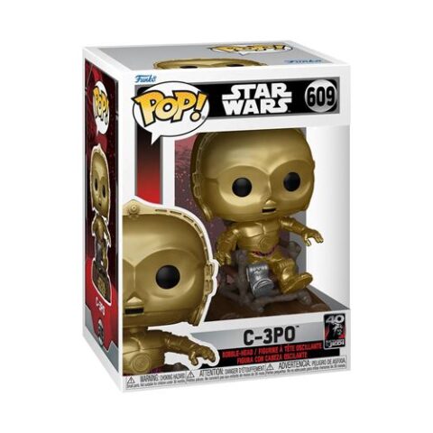 Figurine Funko Pop Star Wars Return of the Jedi 40th C3P0 in chair