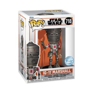 Funko Pop IG-11 Marshall, figurine de collection Star Wars The Mandalorian
