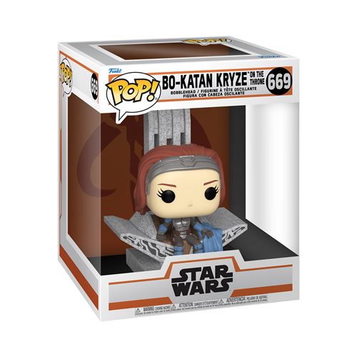 Figurine Funko Pop Star Wars The Mandalorian S9 Bo Katan with Throne