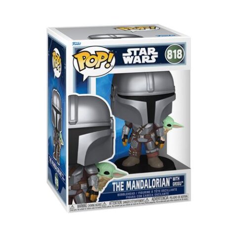 Figurine Funko Pop Star Wars The Mandalorian with Grogu