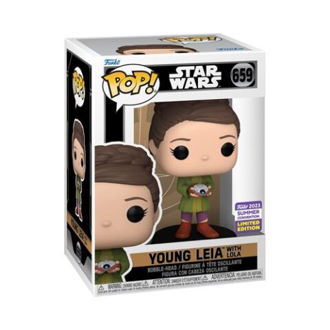 Figurine Funko Pop Star Wars Young Lela with Lola