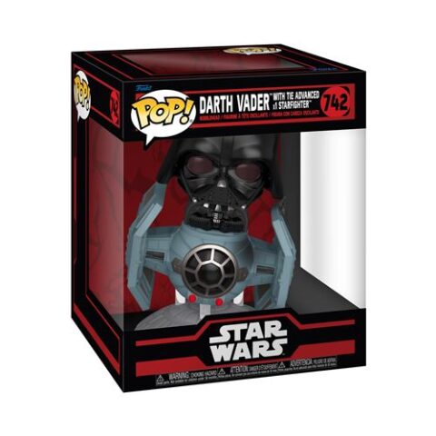 Figurine Funko Pop Star wars Dark Vador avec Tie Advanced x1 Starfighter
