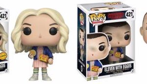 Funko Pop Eleven avec des Eggos, figurine Stranger Things de 9 cm