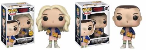 Figurine Funko Pop Stranger Things Eleven avec des Eggos 9 cm