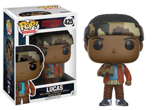 Figurine Funko Pop Stranger Things Lucas avec jumelles 9 cm