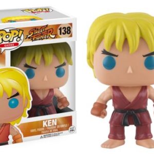 Funko Pop Street Fighter Ken, figurine de collection issue de l’univers du jeu vidéo