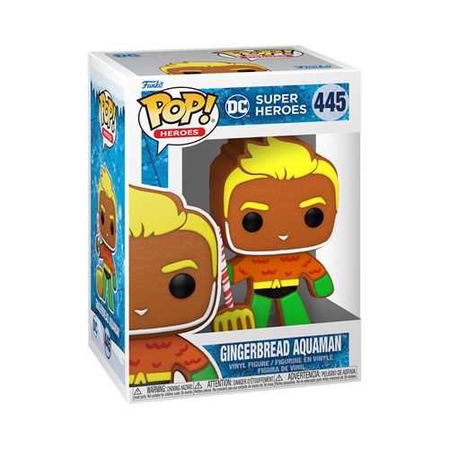 Figurine Funko Pop Super Heroes DC Gingerbread Aquaman