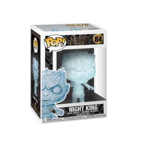 Figurine Funko Pop TV Game of Thrones Saison 8 Crystal Night King avec une dague dans le torse