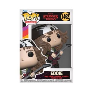 Funko Pop Eddie Stranger Things, figurine de collection avec guitare