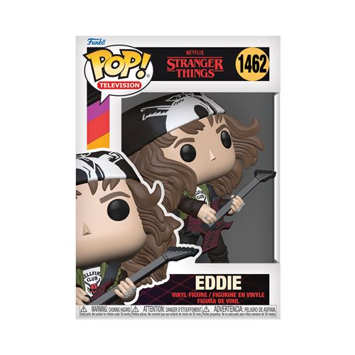Figurine Funko Pop TV Stranger Things S4 Hunter Eddie with Guitar
