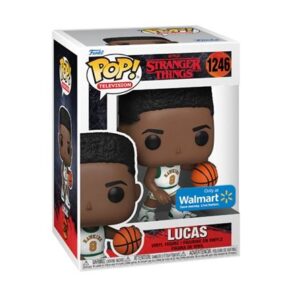 Funko Pop Lucas Stranger Things en maillot de basketball de la saison 4