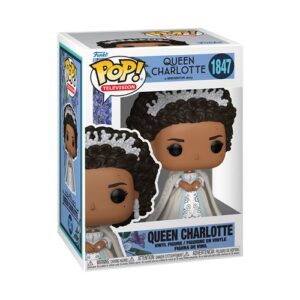 Figurine Funko Pop Queen Charlotte, pièce de collection dédiée aux séries télévisées