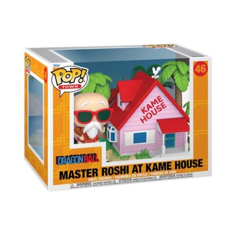 Figurine Funko Pop Town Dragon Ball Master Roshi at Kame House