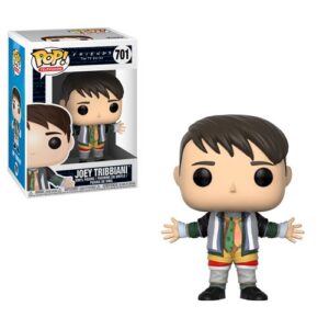 Funko Pop Joey Chandler en tenue empruntée, clin d’œil à la série Friends
