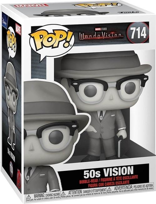 Figurine Funko Pop WandaVision Marvel 50’s Vision with Chase Modèle aléatoire