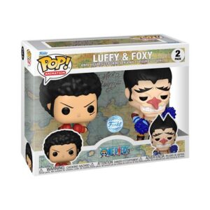 Funko Pop Luffy Foxy, pack de deux figurines One Piece à variante Chase aléatoire