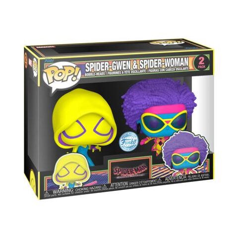 Pack 2 Figurines Funko Pop Comics Marvel Spider-Gwen & Spider-Woman