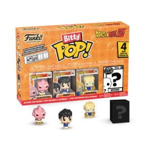 Funko Bitty Pop Majin Buu, pack de quatre figurines Dragon Ball Z