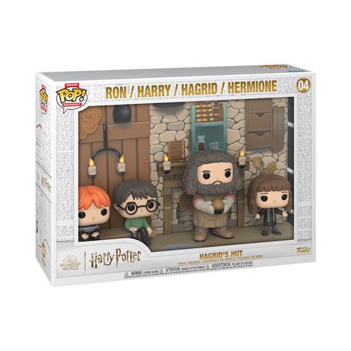 Pack 4 Figurines Funko Pop Moment Deluxe Harry Potter Hagrid’s Hut