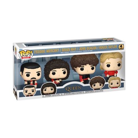 Pack 4 Figurines Funko Pop Rocks Queen Radio Gaga