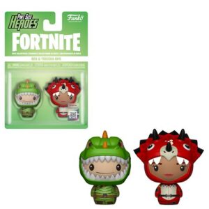 Pack Funko Pop Fortnite avec Rex et Tricera Ops, duo de figurines
