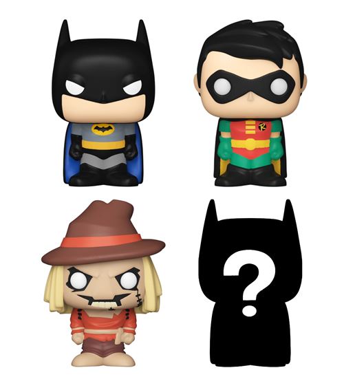 Pack de 4 figurines Funko Bitty Pop DC Batman